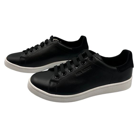 Neil Barrett Leather Low Top Sneakers Black Size EU 38 US 8 - Picture 5 of 15